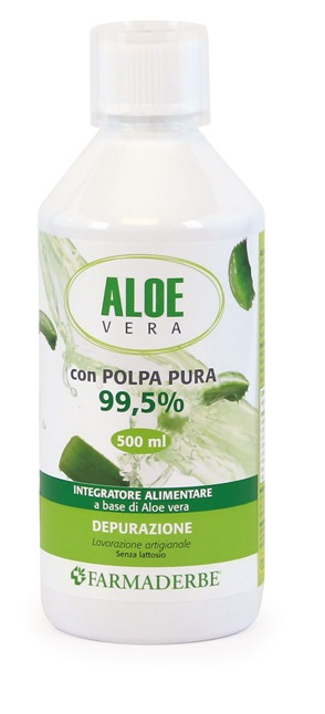 ALOE VERA SUCCO POLPA PURA 500 ML - Luckyfarma.it