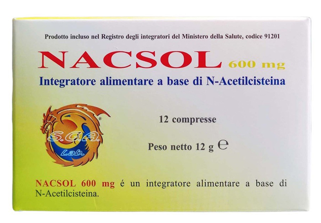 NACSOL 12 COMPRESSE - Luckyfarma.it