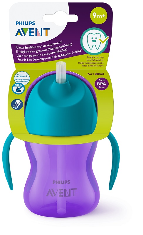 PHILIPS TAZZA COLORATA CON CANNUCCIA FEMMINA 200 ML - Luckyfarma.it