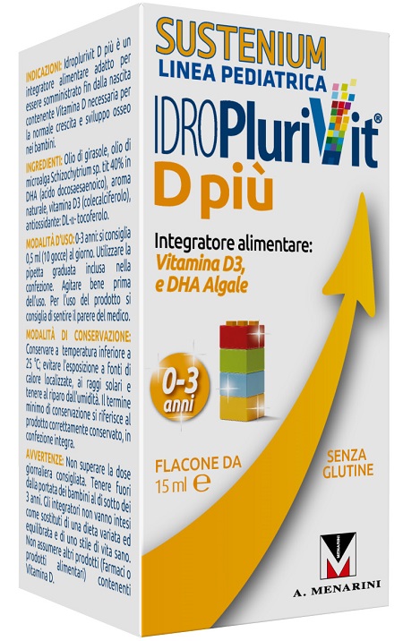 IDROPLURIVIT D+ SUSTENIUM 15 ML - Luckyfarma.it