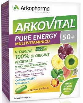 ARKOVITAL PURE ENERGY 50+ 60 CAPSULE - Luckyfarma.it