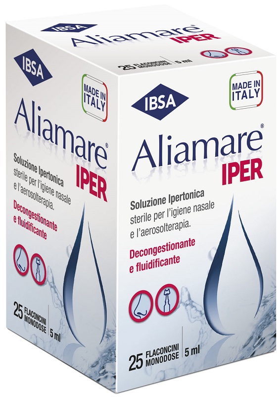 ALIAMARE IPER 25 FLACONCINI IPERTONICI DA 5 ML - Luckyfarma.it