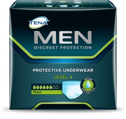 MUTANDINA ASSORBENTE MASCHILE TENA MEN LIVELLO 4 TAGLIA LARGE 10 PEZZI - Luckyfarma.it