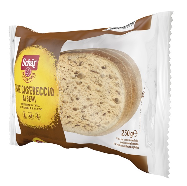 SCHAR PANE CASERECCIO AI SEMI 250 G SENZA GLUTINE - Luckyfarma.it