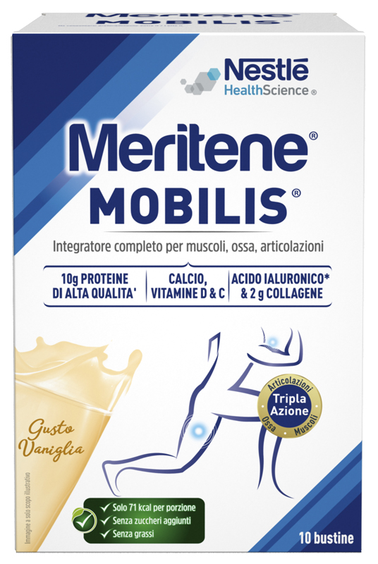 MERITENE MOBILIS GUSTO VANIGLIA 10 BUSTINE DA 21 G - Luckyfarma.it
