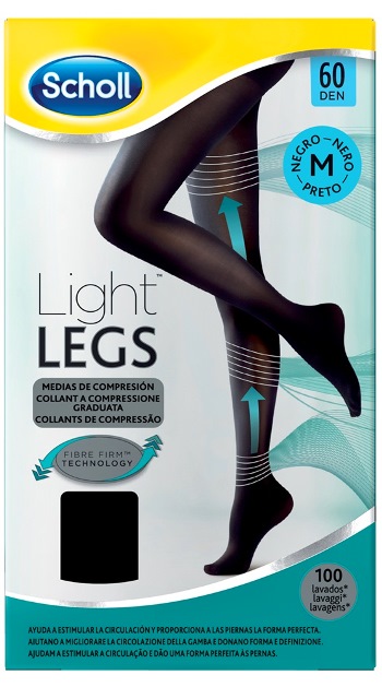 SCHOLL LIGHTLEGS 60 DENARI TAGLIA M COLORE NERO 1 PAIO - Luckyfarma.it