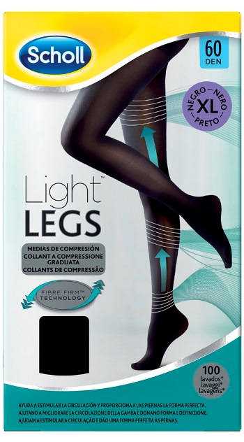 SCHOLL LIGHTLEGS 60 DENARI TAGLIA XL COLORE NERO 1 PAIO - Luckyfarma.it