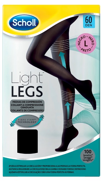 SCHOLL LIGHTLEGS 20 DENARI TAGLIA L COLORE NERO 1 PAIO - Luckyfarma.it