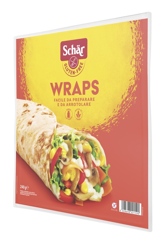 SCHAR WRAPS PIADINA ARROTOLABILE 240 G - Luckyfarma.it