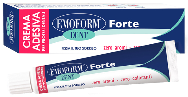 CREMA ADESIVA EMOFORM DENT FORTE PER PROTESI DENTALI 70 G TAGLIO PREZZO - Luckyfarma.it