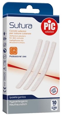 CEROTTO PER SUTURA PIC SOLUTION 6 X 100 MM 10 PEZZI - Luckyfarma.it