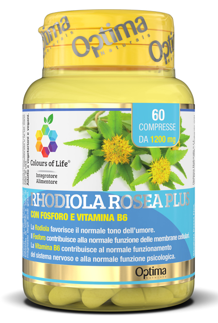 COLOURS OF LIFE RHODIOLA ROSEA PLUS 60 COMPRESSE 1200 MG - Luckyfarma.it