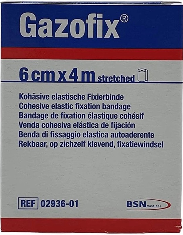 BENDA ELASTICA AUTOADESIVA GAZOFIX 6X400 CM - Luckyfarma.it