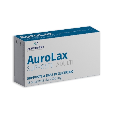 SUPPOSTE AUROLAX GLICEROLO 2500 MG 18 SUPPOSTE - Luckyfarma.it