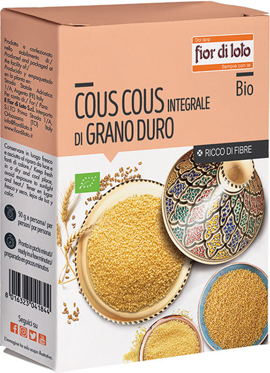 COUS COUS INTEGRALE GRANO DURO BIO 500 G - Luckyfarma.it