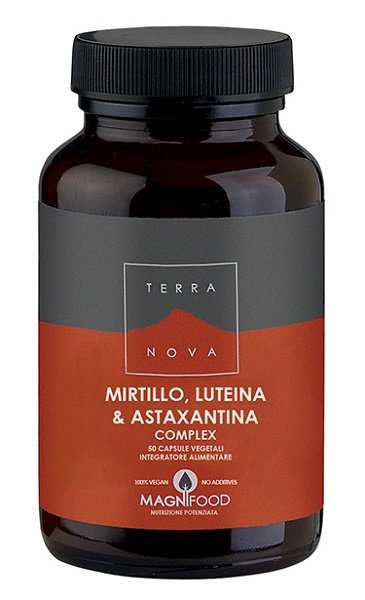 TERRANOVA MIRTILLO LUTEINA ASTAXANTINA SINERGIA PER GLI OCCHI 50 CAPSULE - Luckyfarma.it