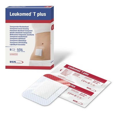MEDICAZIONE POST-OPERATORIA LEUKOMED T PLUS TRASPARENTE IMPERMEABILE 8 X 10 CM - Luckyfarma.it