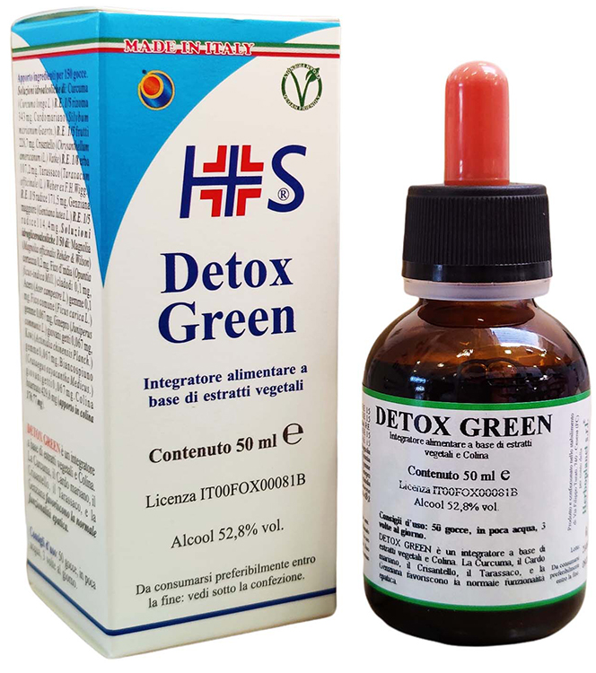 DETOX GREEN GOCCE 50 ML - Luckyfarma.it