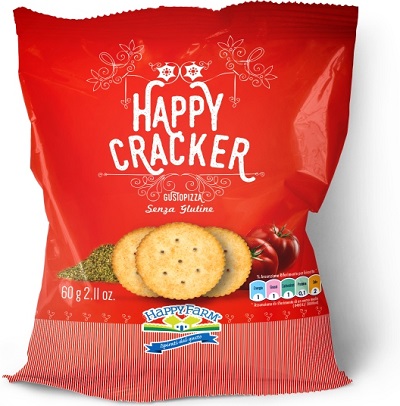 HAPPY FARM HAPPY CRACKERS GUSTO PIZZA 60 G - Luckyfarma.it