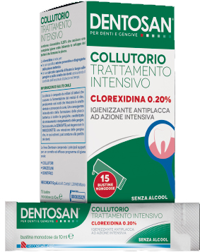 DENTOSAN COLLUTORIO MONODOSE INTENSIVO 0,20% 15 BUSTINE DA 10 ML - Luckyfarma.it