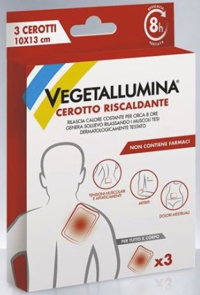 VEGETALLUMINA CEROTTO RISCALDANTE 3 PEZZI - Luckyfarma.it