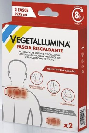 VEGETALLUMINA FASCIA RISCALDANTE 2 PEZZI - Luckyfarma.it