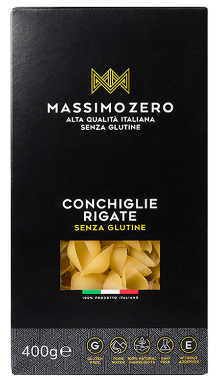 MASSIMO ZERO CONCHIGLIE RIGATE 400 G - Luckyfarma.it