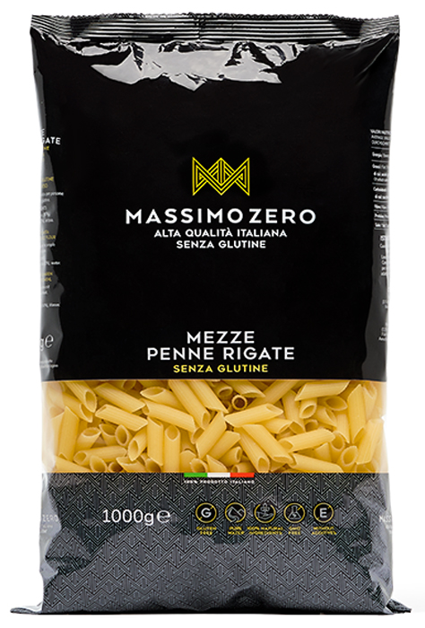 MASSIMO ZERO MEZZE PENNE RIGATE 1 KG - Luckyfarma.it