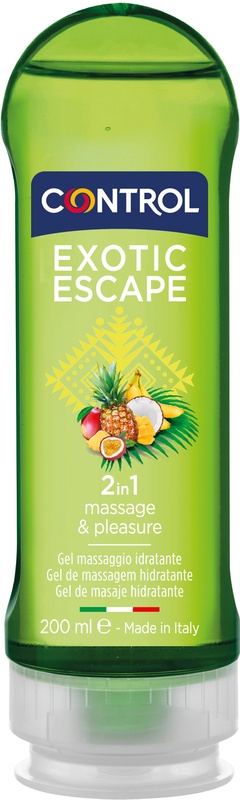 CONTROL GEL PER MASSAGGI EXOTIC ESCAPE 200 ML - Luckyfarma.it