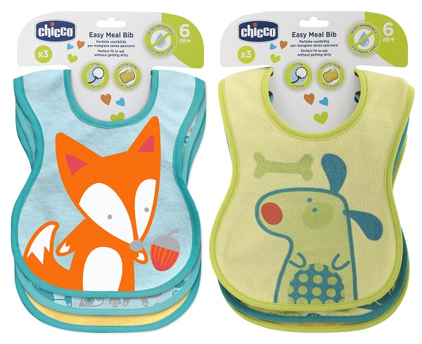 CHICCO BAVAGLINE PAPPA 6M+ 3PZ NEUTRE - Luckyfarma.it