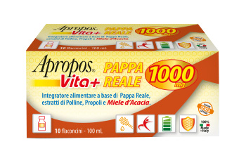 APROPOS VITA+ PAPPA REALE 1000MG 10 FLACONCINI DA 10 ML - Luckyfarma.it