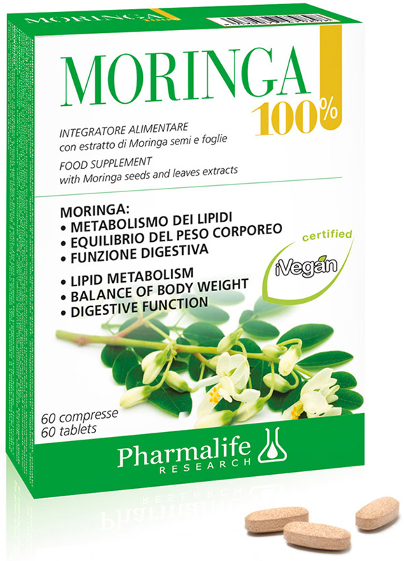MORINGA 100% 60 COMPRESSE - Luckyfarma.it