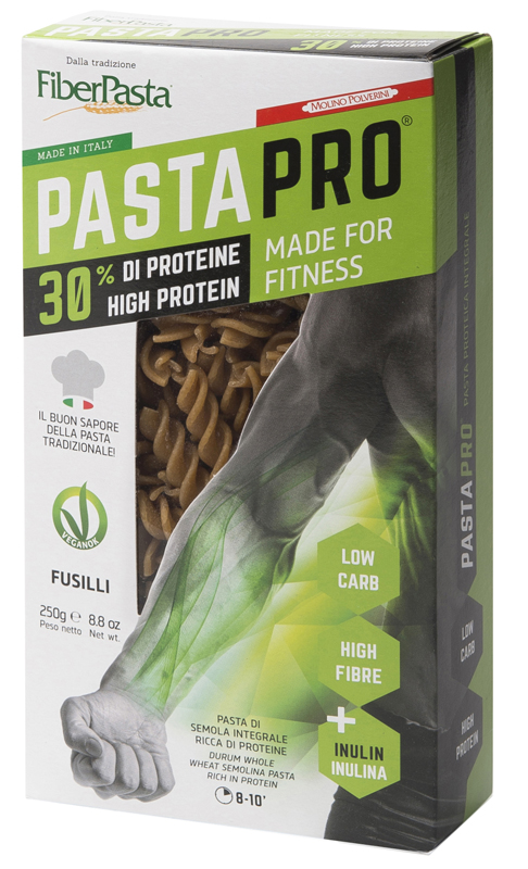 PASTAPRO FUSILLI INTEGRALI 30% PROTEINE 250 G - Luckyfarma.it
