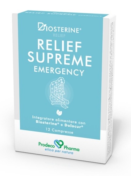 BIOSTERINE RELIEF SUPREME EMERGENCY 12 COMPRESSE - Luckyfarma.it