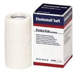 BENDA ELASTICA AUTOADESIVA ELASTOMULL HAFT COMPRESSIONE FORTE 8X400 CM - Luckyfarma.it