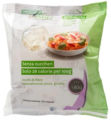 ZENPASTA SHIRATAKI ESSICATO TAGLIATELLE MONODOSE 75 G - Luckyfarma.it