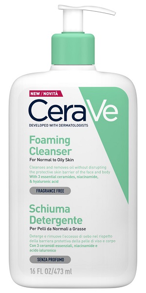 CERAVE SCHIUMA DETERGENTE VISO 473 ML - Luckyfarma.it