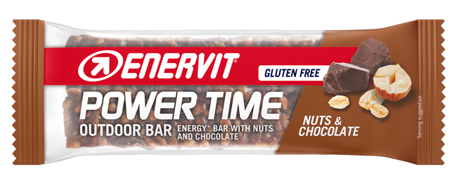 ENERVIT POWER TIME BARRETTA SENZA GLUTINE AL CIOCCOLATO 1 PEZZO - Luckyfarma.it