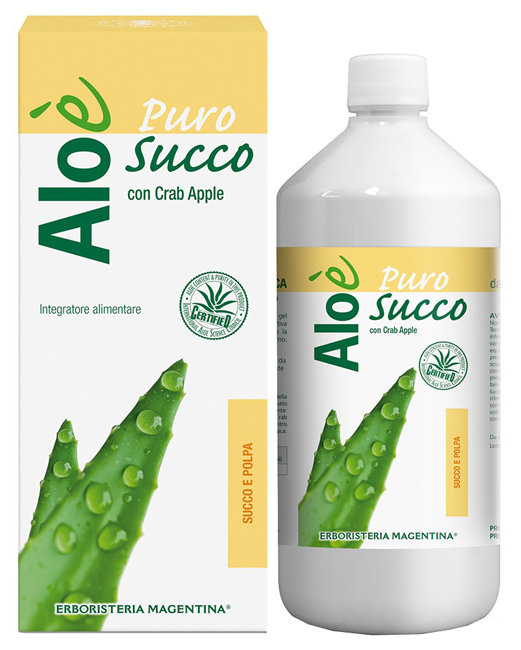ALOE' ALOE SUCCO E POLPA BIO 1 LITRO - Luckyfarma.it