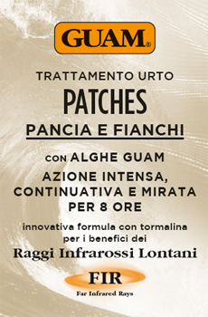 GUAM PATCHES TRATTAMENTO URTO PANCIA E FIANCHI 8 PEZZI - Luckyfarma.it