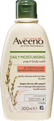 AVEENO BAGNO DOCCIA YOGURT ALBICOCCA & MIELE 300 ML PROMO - Luckyfarma.it