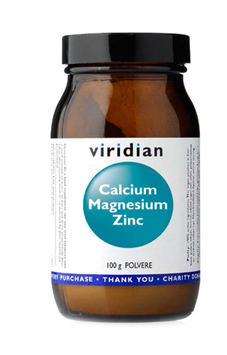 VIRIDIAN CALCIUM MAGNESIUM ZINC 100G POLVERE VIRIDIAN CALCIO MAGNESIO ZINCO - Luckyfarma.it