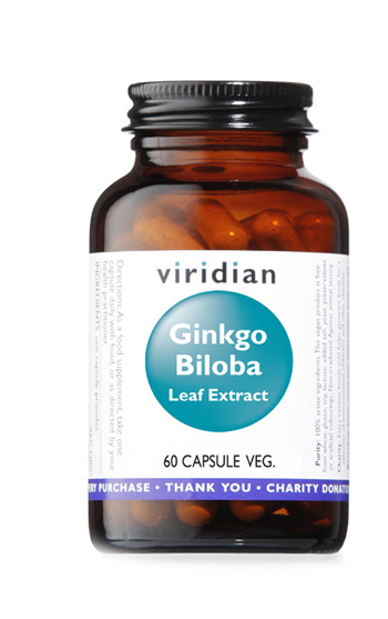 VIRIDIAN GINKGO BILOBA LEAF EXTR 60CPS - Luckyfarma.it