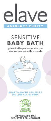 ELAVE BABY BATH DETERGENTE DELICATO CON CAMOMILLA E ALOE VERA BIOLOGICO 400 ML - Luckyfarma.it