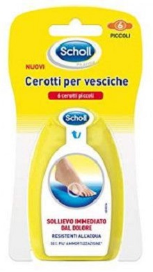 SCHOLL CEROTTI PER VESCICHE PICCOLI 6 PEZZI - Luckyfarma.it