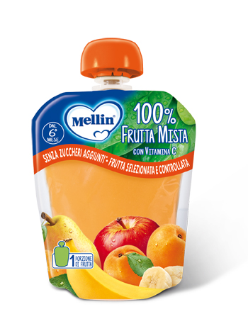 MELLIN POUCH FRUTTA MISTA 90 G - Luckyfarma.it