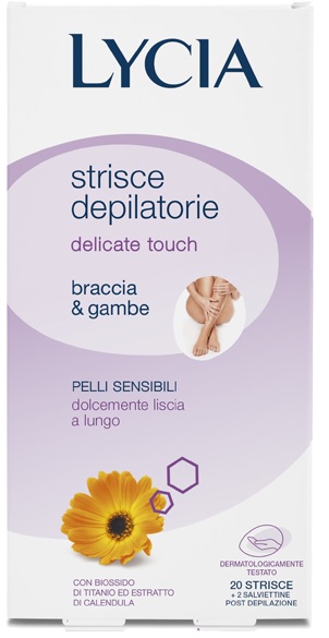 LYCIA 20 STRISCE BRACCIA/GAMBE PELLI DELICATE 12 PEZZI - Luckyfarma.it