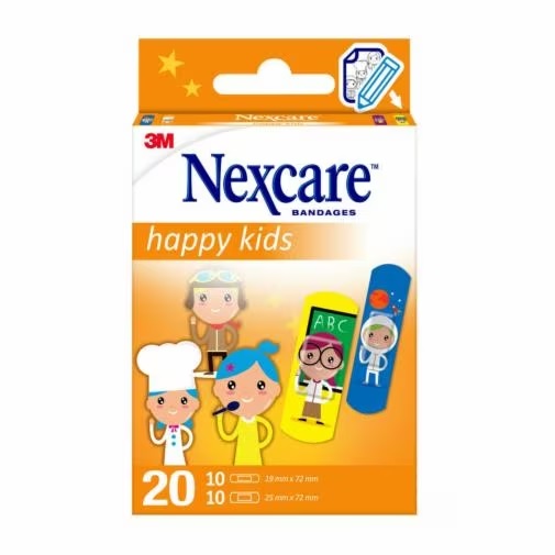 CEROTTI NEXCARE KIDS PLASTERS PROFESSIONS 20 PEZZI ASSORTITI - Luckyfarma.it