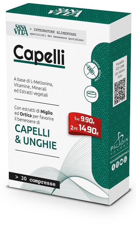 SANAVITA CAPELLI 30 COMPRESSE - Luckyfarma.it