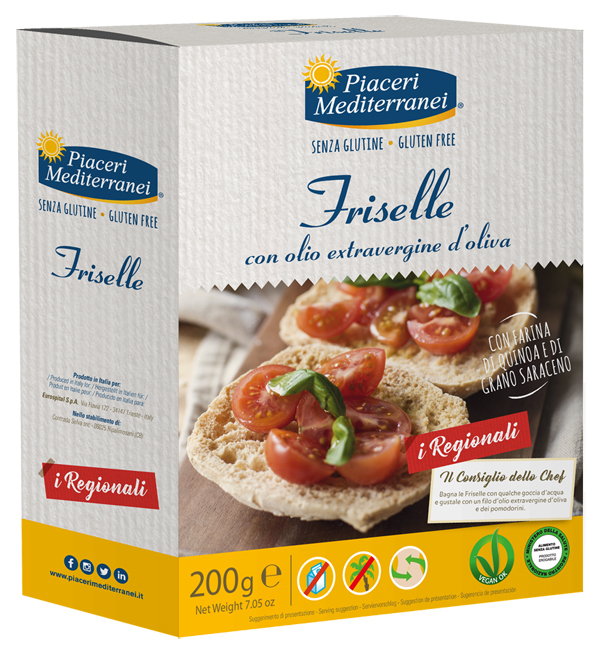 PIACERI MEDITERRANEI FRISELLE 200 G - Luckyfarma.it